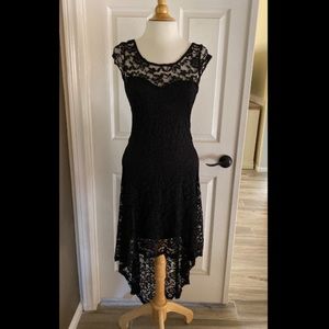 Black Stretch Lace Dress size M / NWT